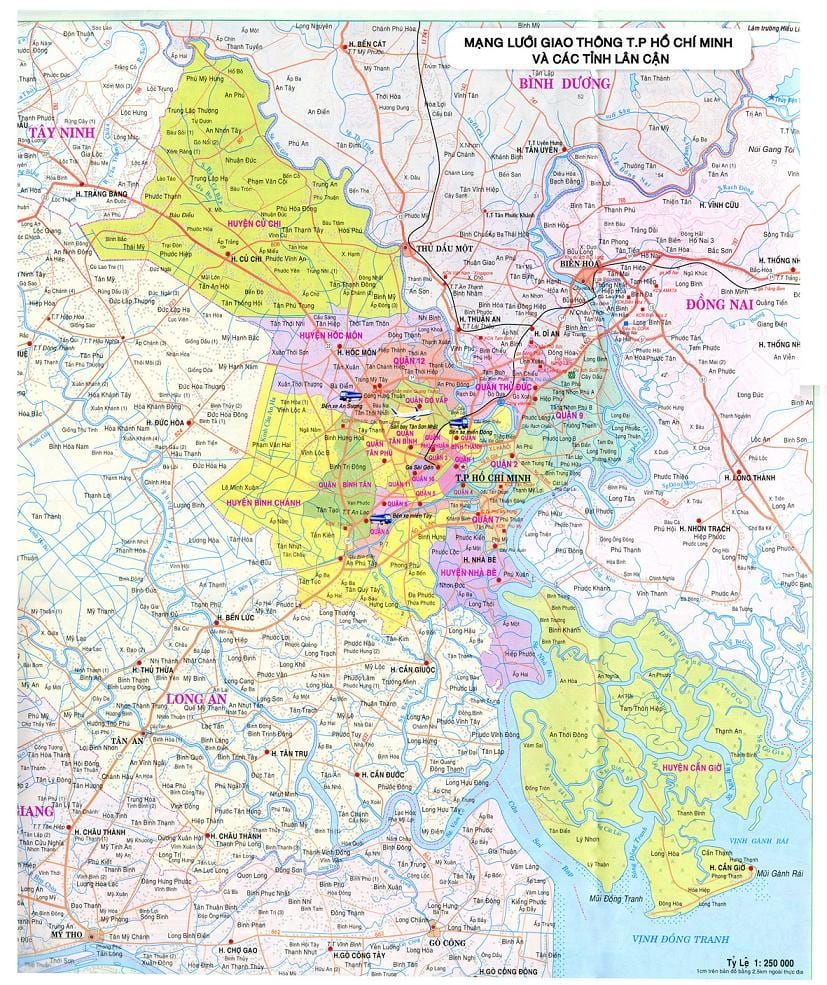 Карта ТП Хо Ши Мин маузолеја